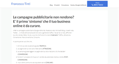 Desktop Screenshot of francescotinti.com